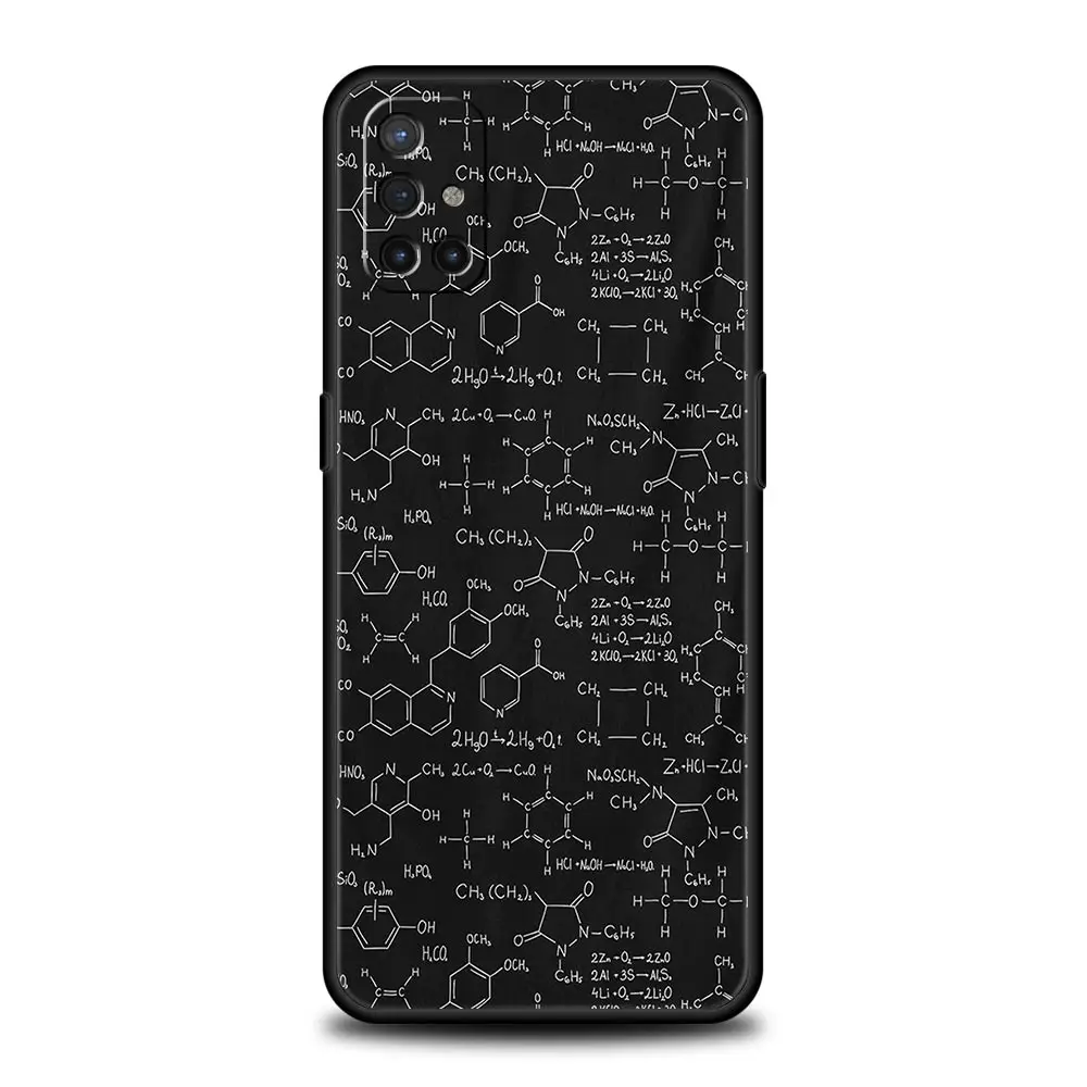 Stylish Phone Case with Physics, Chemistry, and Mathematics Design