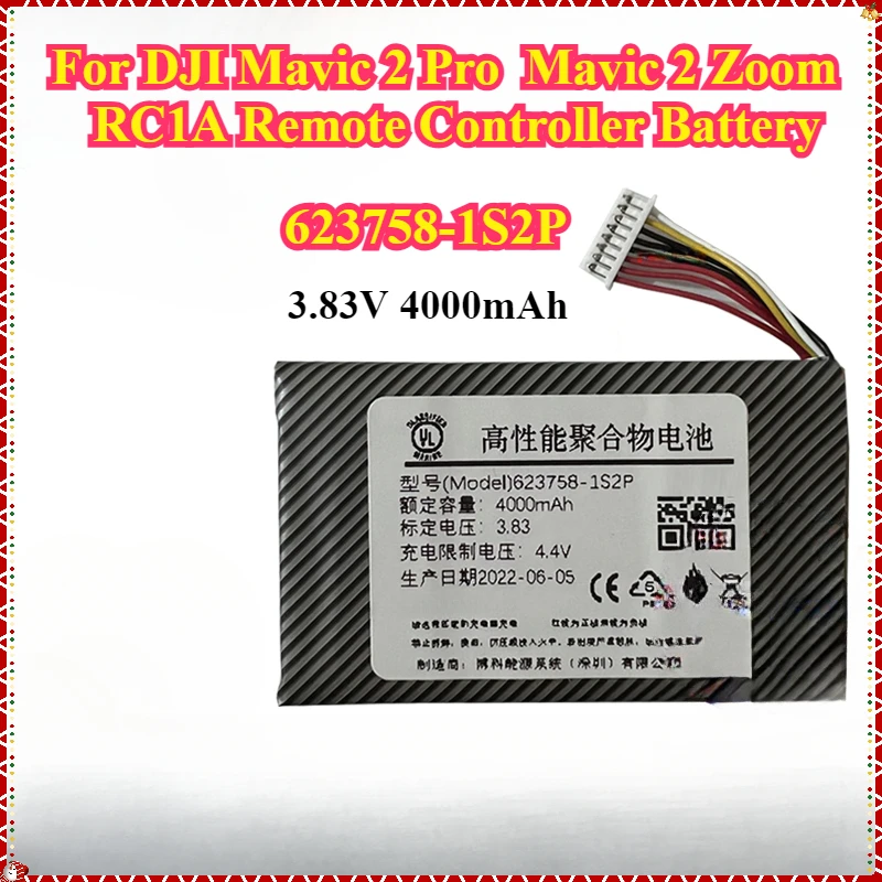 4500mAh 623758-1S2P RC1A Afstandsbediening Batterij Compatibel voor DJI