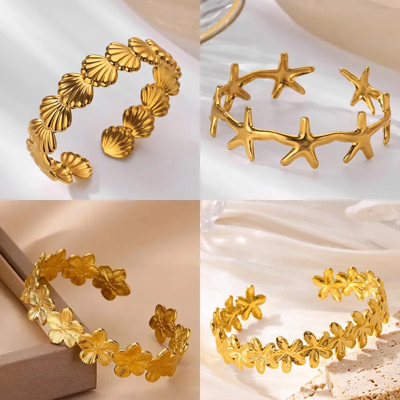 Shell Cuff Bracelets For Women