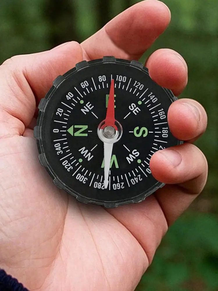 Mini Outdoor Camping and Hiking Pocket Compass - Essential Navigation and Survival Tool
