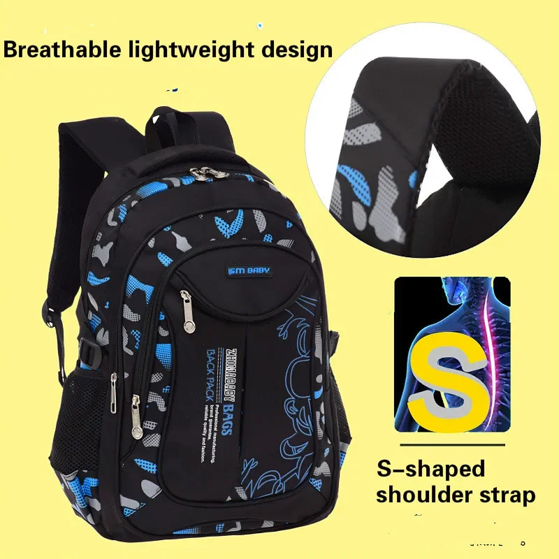 Kids backpack children School Bags For Boys orthopedic school Backpack Waterproof Primary Schoolbag book bag mochila infantil 3