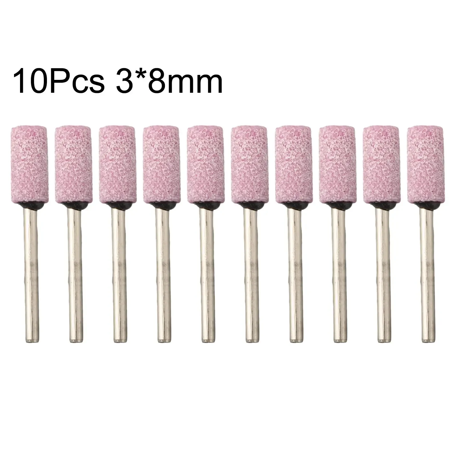 

Abrasive Mounted Stone Blue Corundum DIY Flat Head Cylindrical Grinding Stone Tools Wheel Head 10pcs Useful Brand New