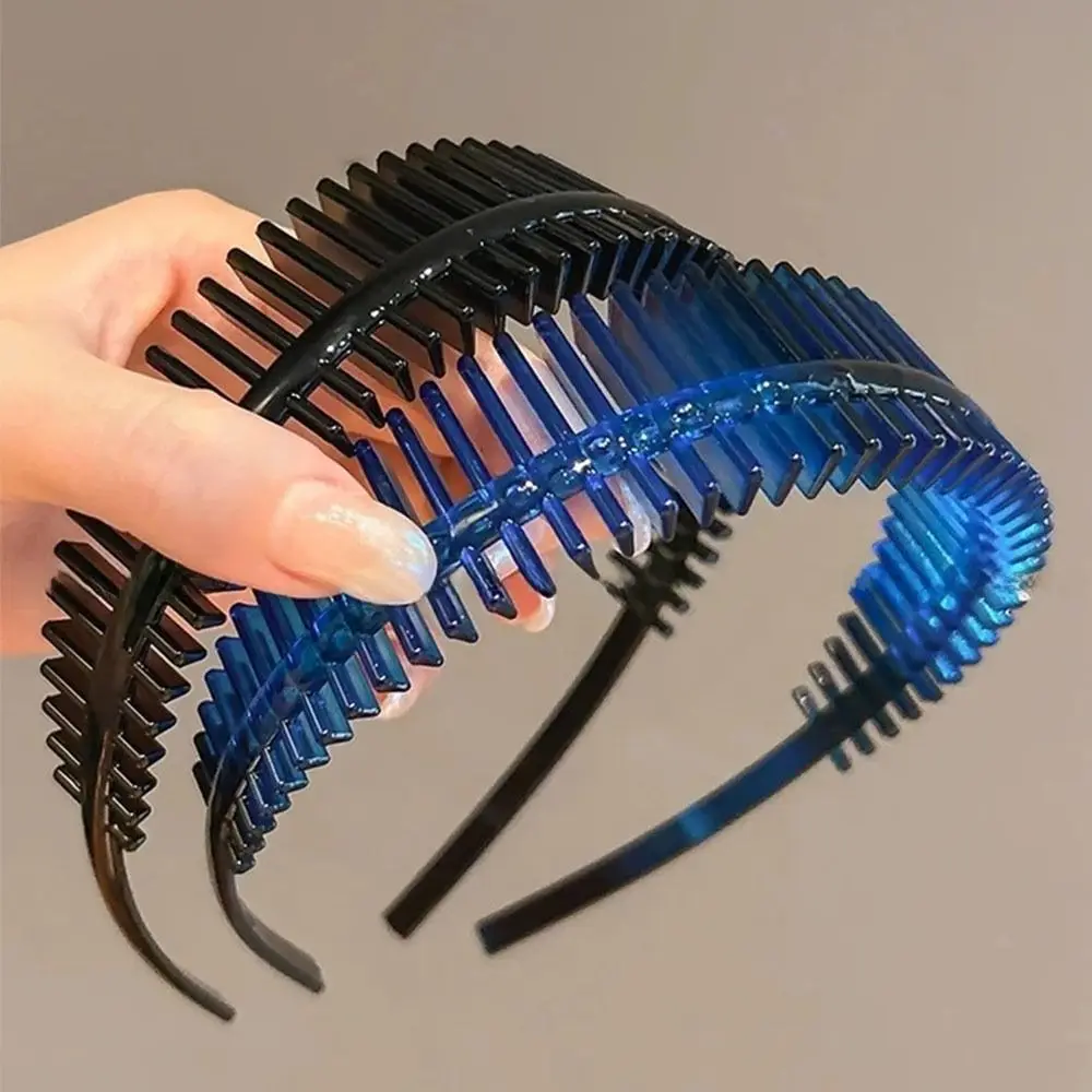 Fashion Acrylic Teeth Hair Hoop Non-slip Korean Style Headdress Broken Hair Finishing Headband Hair Accessories