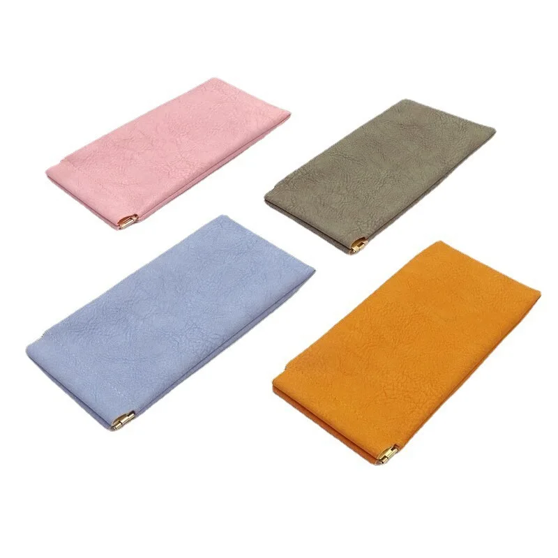 Glasses Bag Sunglasses MEN'S AND WOMEN'S Storage Set Elastic Plate Mouth Automatic Closing Glasses Storage Bag