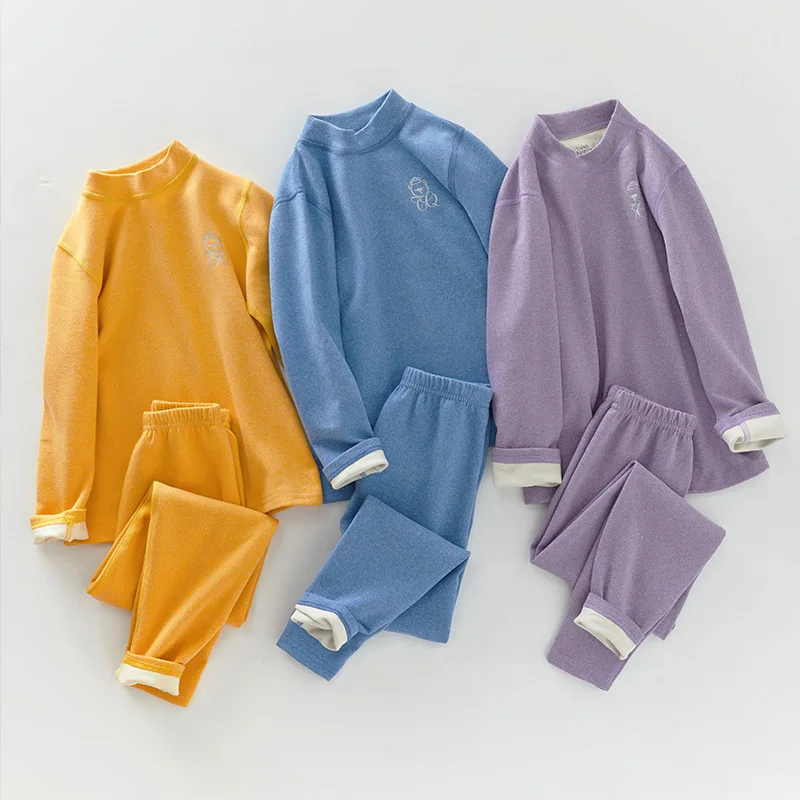 Boys Thermal Underwear Set Winter Warm Cozy Soft Thermal Wear for Kids Unisex Girl Long Johns 15 16 17 Year Teen Children Clohes