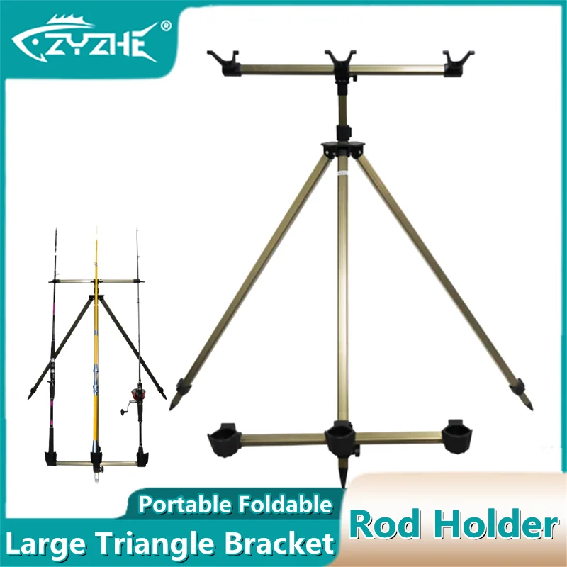 ZYZ Fishing Rod Holder Triangle Bracket High Strength Corrosion Resistant  Aluminium Alloy Sea or Freshwater Fishing Rod Bracket - AliExpress