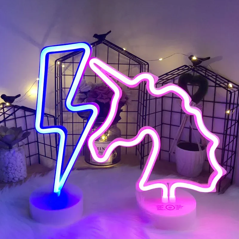 Luci Al Neon Flamingo - Decorazione LED Per Camera, USB O Batteria, Per Feste E Regali