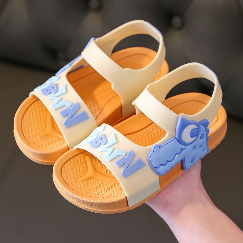 

New Children Summer Boys Sandals Baby Kids Flat Child Beach Shoes Sports Soft Non-slip Casual Toddler Shoes 3-8 Years Kids Shoes