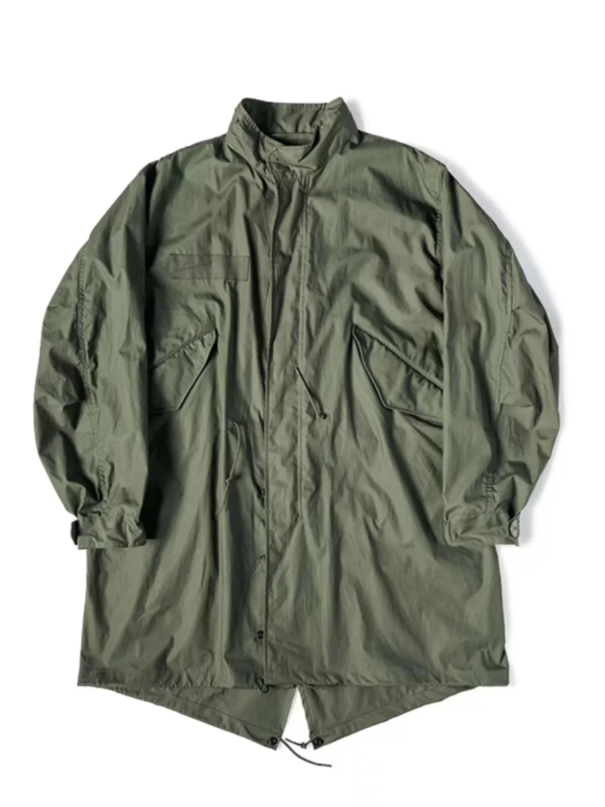 Rugged Bronson Army M1965 Fishtail Parka Shell Vintage Mens Trench