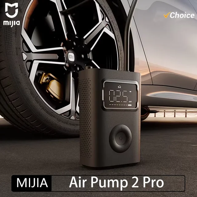 New MIJIA Air Pump 2 Pro Portable Electric Air Compressor Mi Inflatable Treasure 150psi High Pressure Motorcycle Car Soccer
