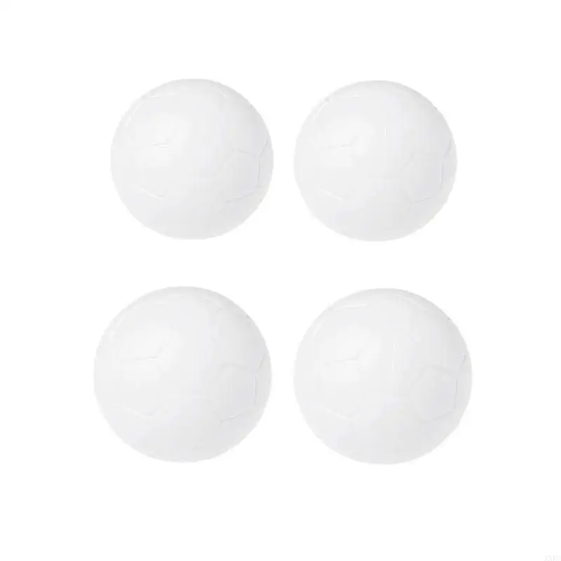 XXFC 2x Table Soccer Mini White Official Foosball Replacement Parts Resin Balls Decor