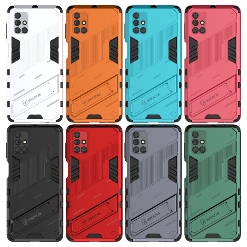 Case For Samsung Galaxy M31 M51 Shockproof Armor Phone Case For Samsung M31 M51 Anti-Fall Protect Back Cover Kickstand Coque 6