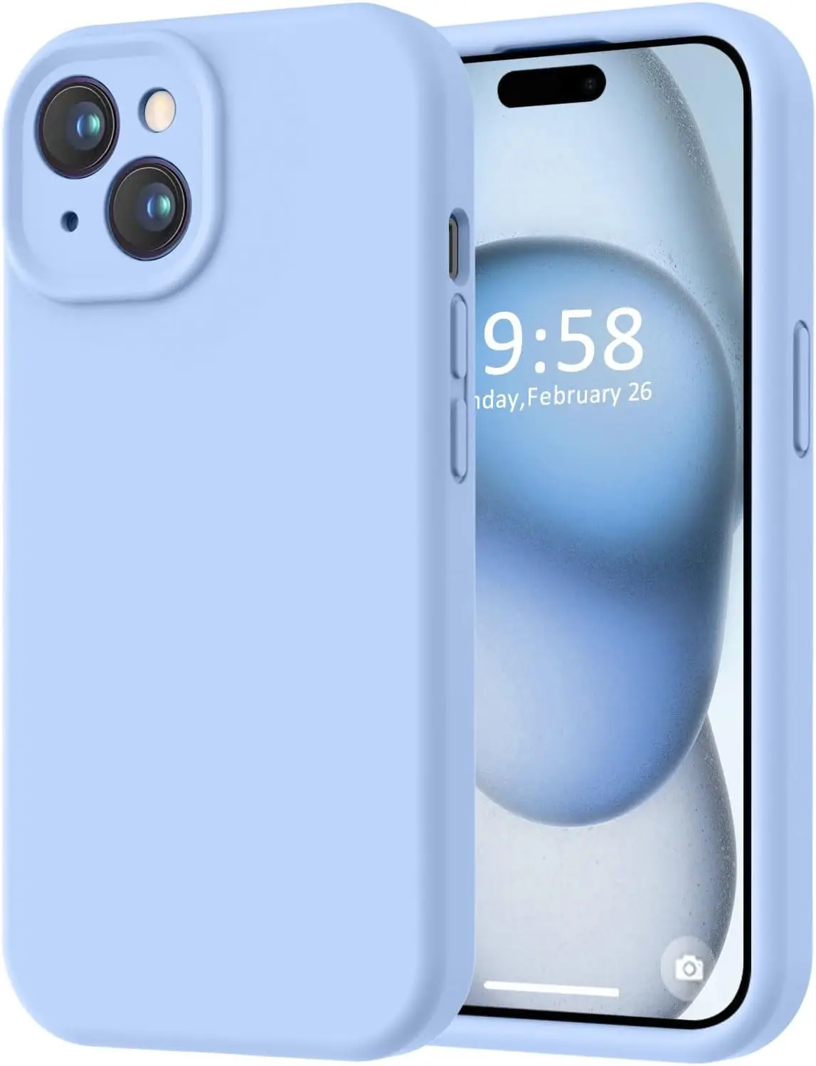 Premium Full Body Protective Phone Case - Liquid Silicone with Soft Microfiber Lining and Shockproof Design