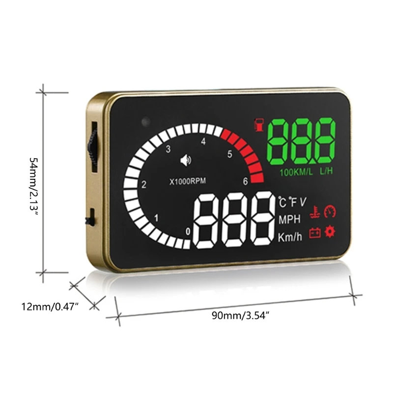 Obd2  ÷ ڵ HUD LED    ڵ ӵ  50LC