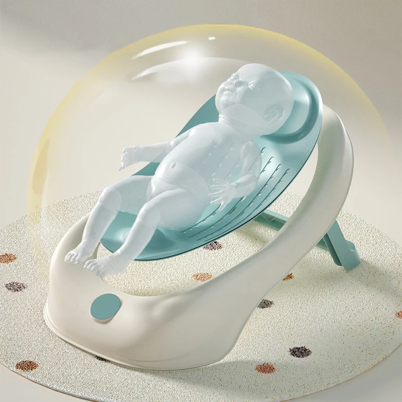 Simple Baby Bath Tub Rack Foldable Bathtub for Babies Bathtubs Anti Slip Holder Newborn Shower Net Seat Infants Care Accessories