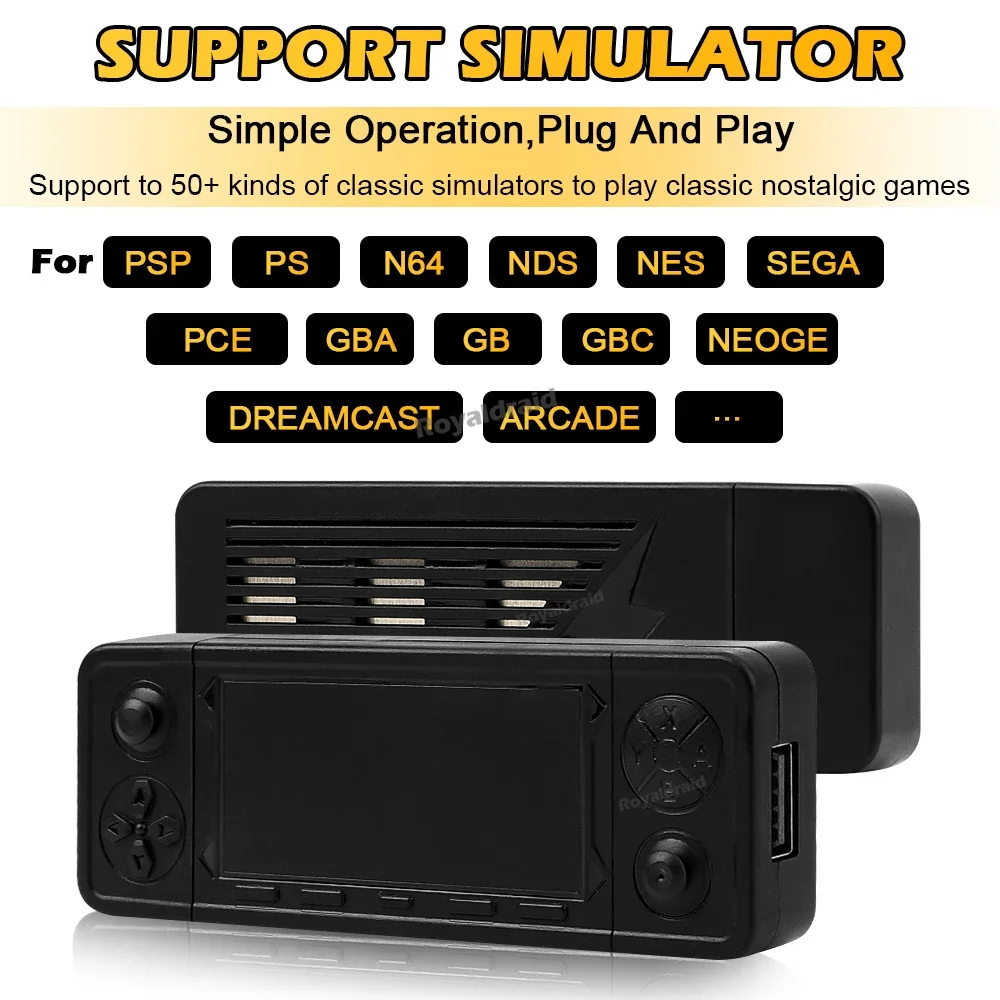 Video Game Console 128G X9 PRO TV Retro Game Stick 45+ Emulator For PS1/PSP/NDS/N64 40000+ Family Games 2.4G Dual Controll