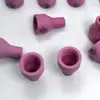 10pcs/pack TIG Welding Cups Consumables Ceramic Nozzle Pink Welding Parts 6