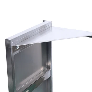 Storage Shelf Wall Mounted for Kitchen Accessories Stainless Steel Silver Kitchen Storage & Organization for Kitchen 5