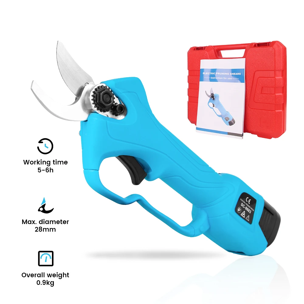 

16.8V SC-8603 Lithium-ion Pruning Shear Scissors Bonsai Electric Tree Branches garden tools Cordless Pruner