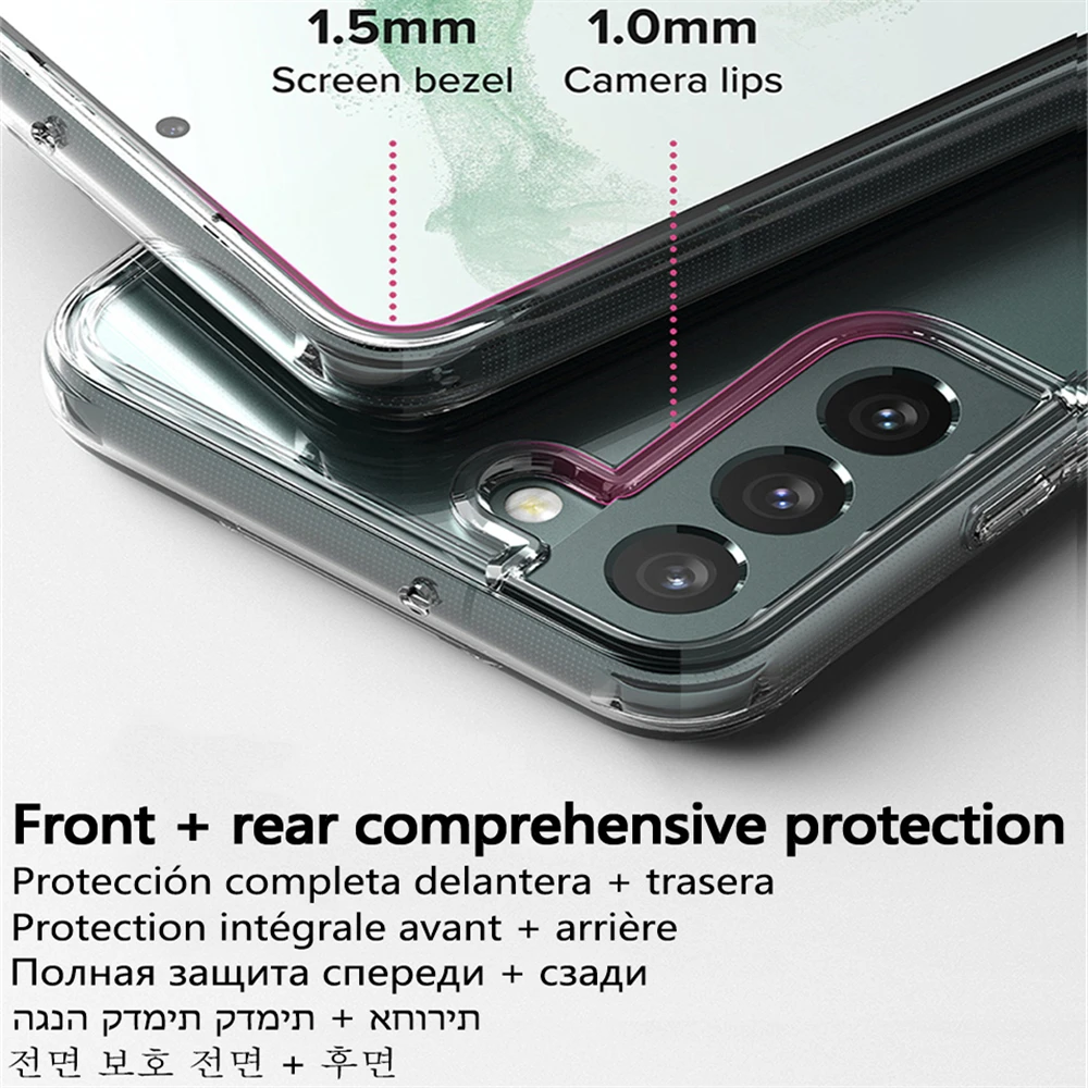 Premium Shockproof Clear Silicone Cover Case