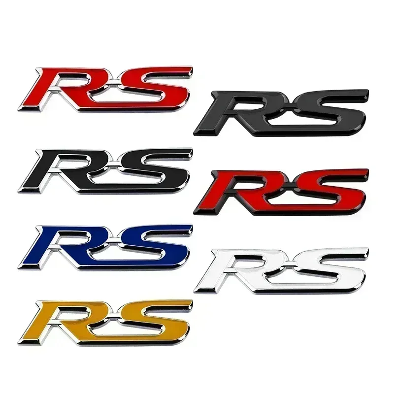 Premium 3D Metal Logo Car Steering Wheel Emblem Sticker Accessory