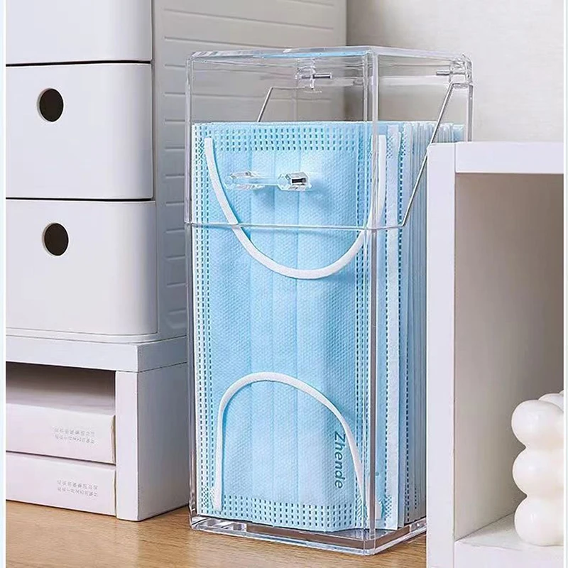 Dust-proof Tissue and Mask Storage Box with Lid - Household Wipes Dispenser and Wet Tissue Holder, Kitchen Seal Design