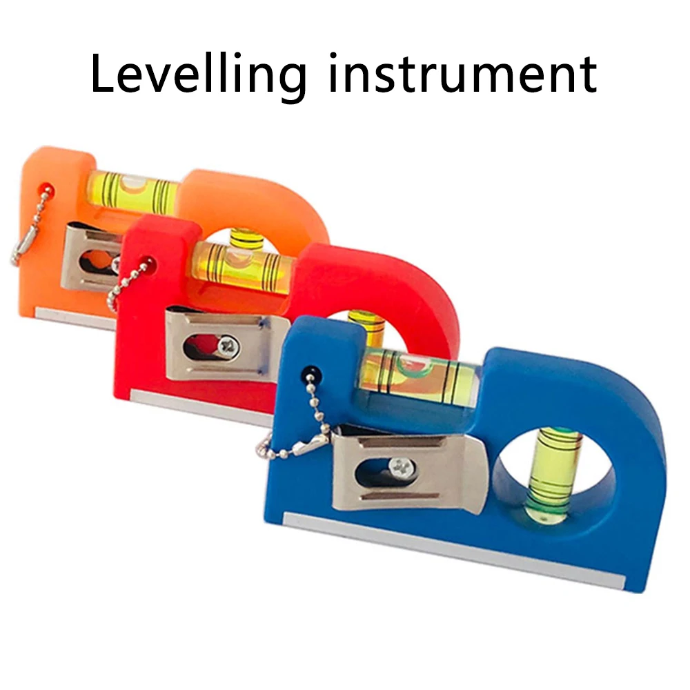 Mini Hanging Waist Leveling Ruler Hanging Buckle Type Chain Strong Magnetic Aluminum Alloy Levele