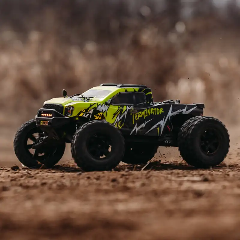 1:10 Brushless Rc Cars Rz001 Monster Truck Omnipotent Terminator 4wd Electric Off Road Rc Model Toy Car Brushless Four-Wheel Dri 5