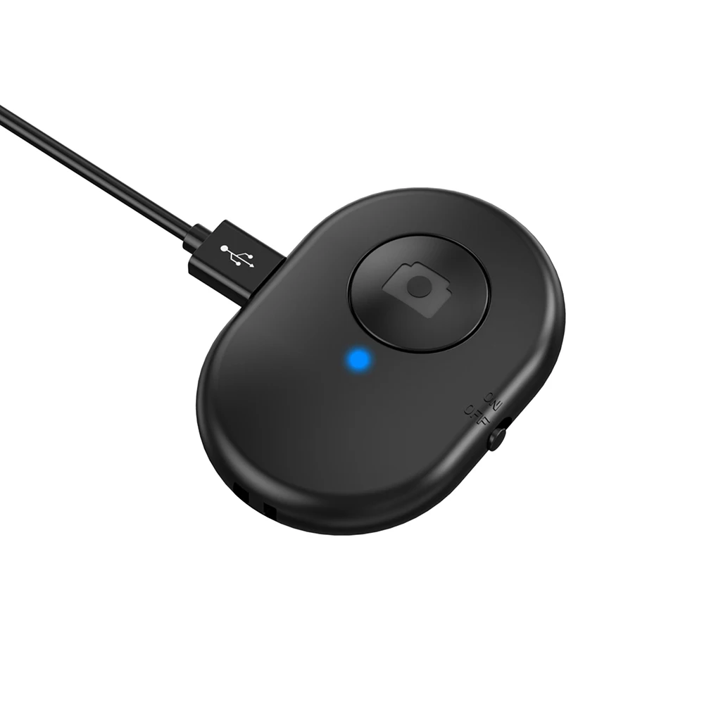 Mini Wireless Wiederaufladbare Selbstauslöser Bluetooth 4,0 Selfie Stick Auslöser Mit Foto Schalter Taste Selfie Controller