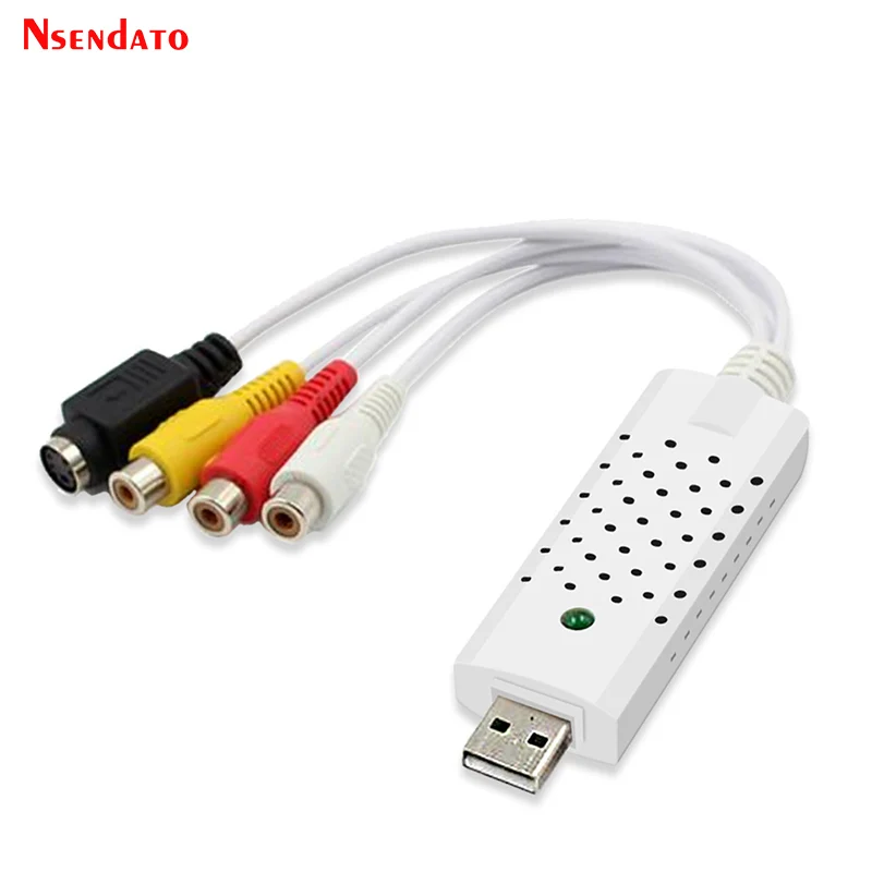 USB2.0 Video Capture card with Audio TV DVD VHS Audio AV USB UVC Capture Grabber Adapter Computer CCTV Camera For WIndow 7/8 XP