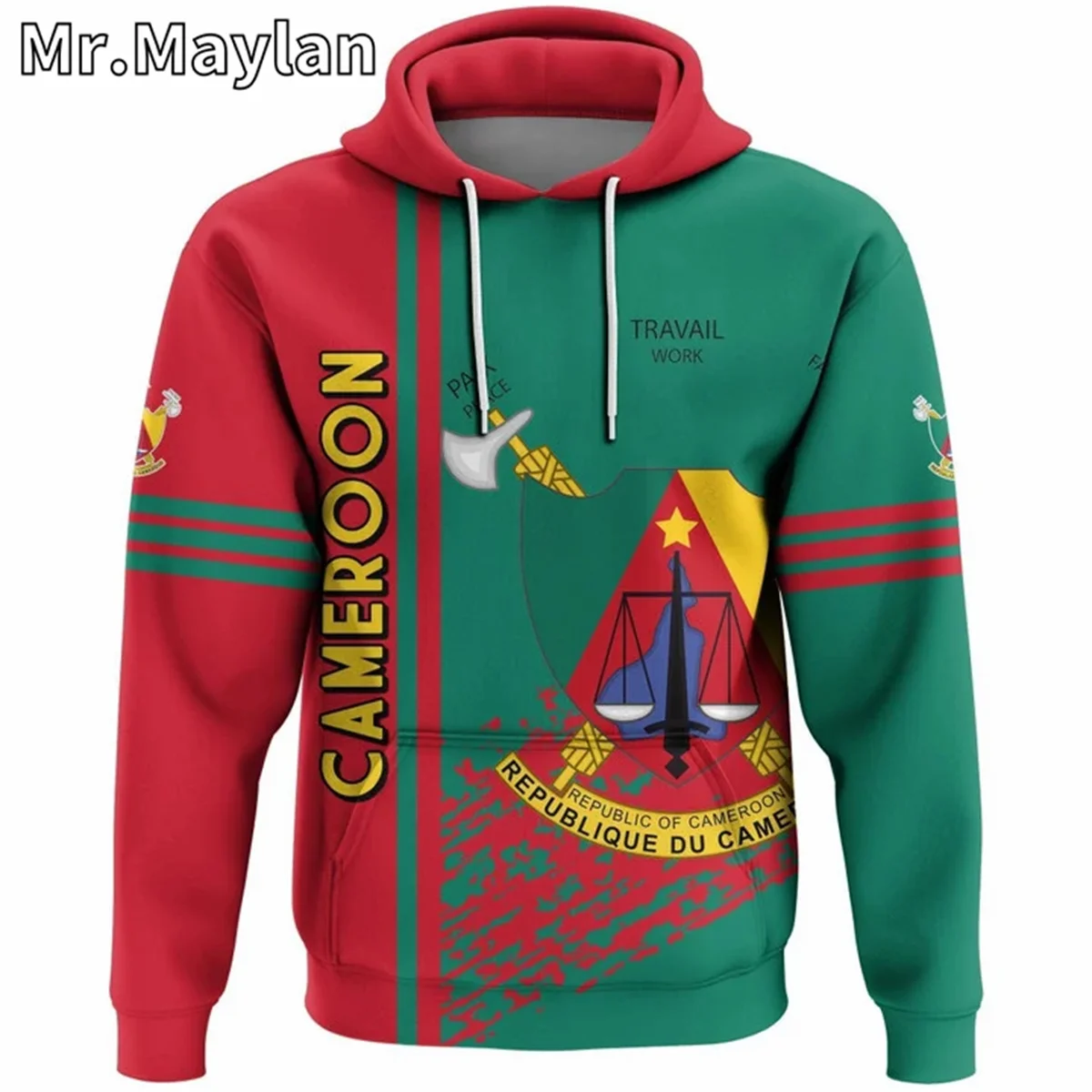 

AFRICAN HOODIE Country CAMEROON Flag 3D Printed Unisex Hoodies Men/Women Streetwear Zip Pullover Casual Jacket Tracksuits XY-901