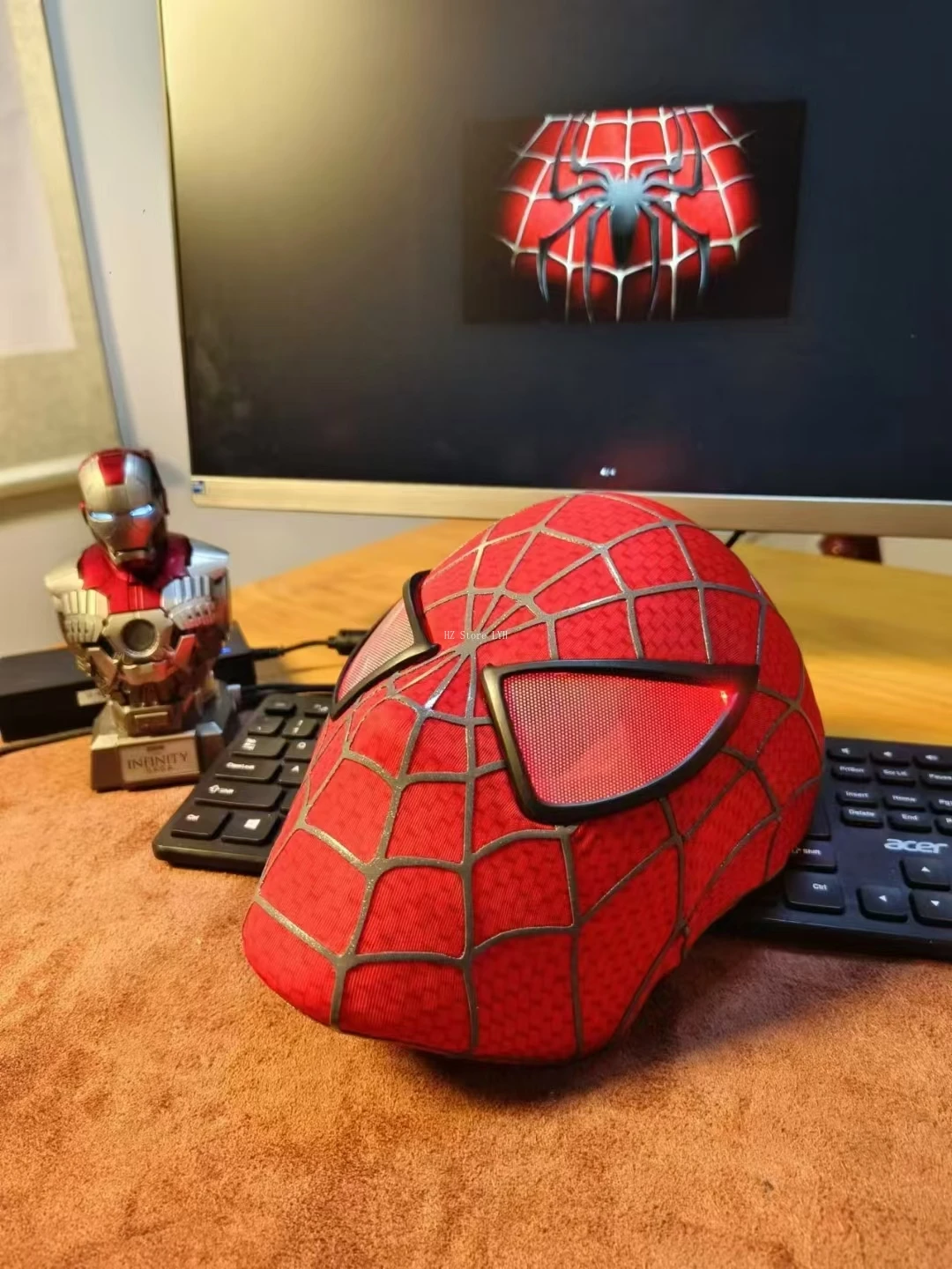 1:1 3D スパイダーマン トビー マスク フェイスシェル