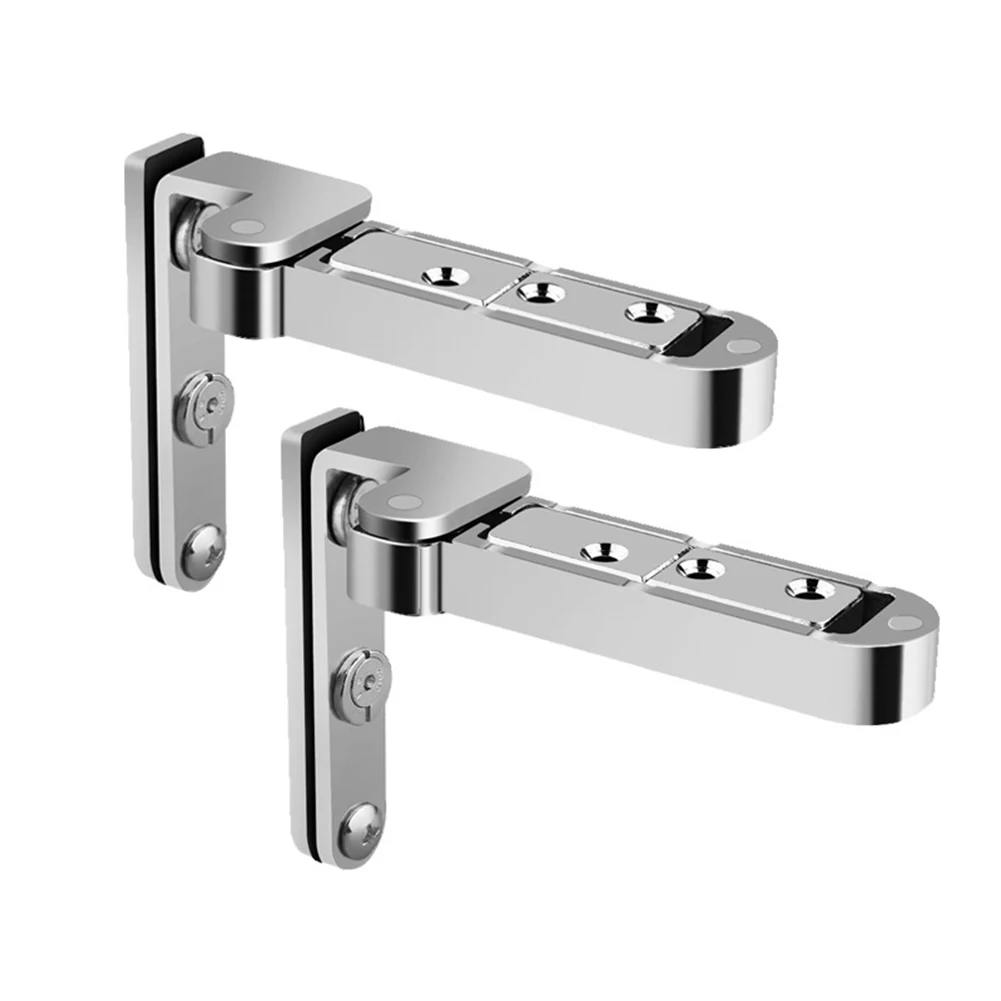 

2Pcs Invisible Door Hinges Adjustable Rotatable Garage Door Heavy Door Hinges Three-dimensional Hinge Home Building Hardware