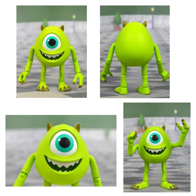 Disney Pixar Monsters Inc Mike and Randall Movable Joint
