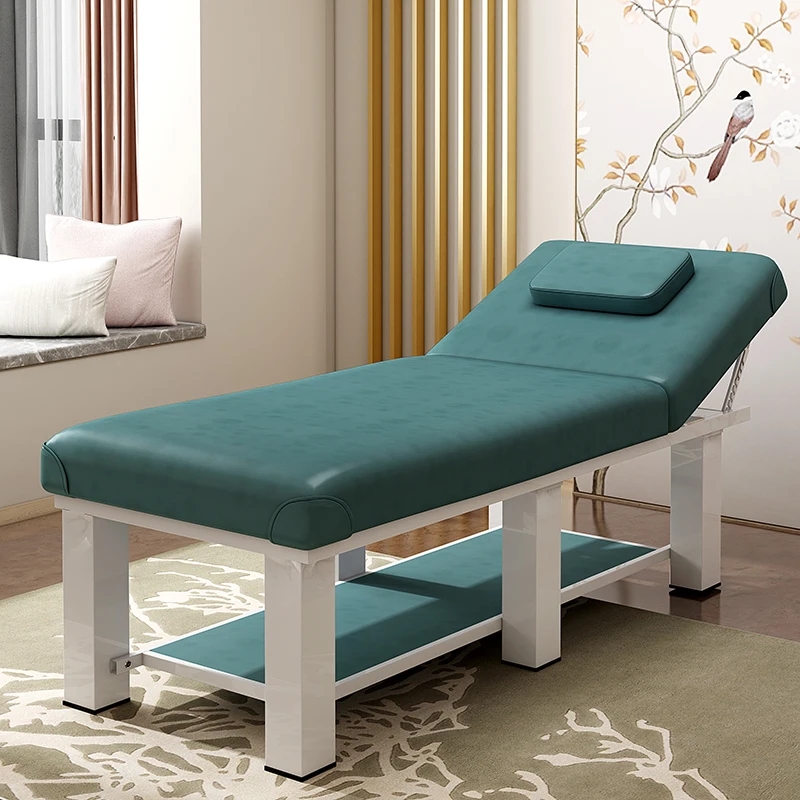 

Tattoo Lash Massage Table Beauty Spa Ear Cleaning Home Portable Massage Bed Face Knead Metal Lit Pliant Beauty Furniture RR50MB