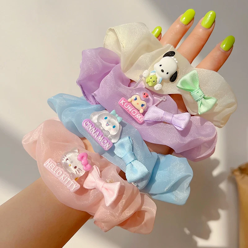 

1 шт., эластичная повязка для волос с бантом из аниме «Sanrio»