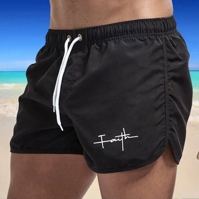 Swim Shorts Mens Beach Shorts Summer Hot Sales Men Loose Comfortable Style Daily Bathing Suit Man Ventilate Gym Clothing Seaside 5