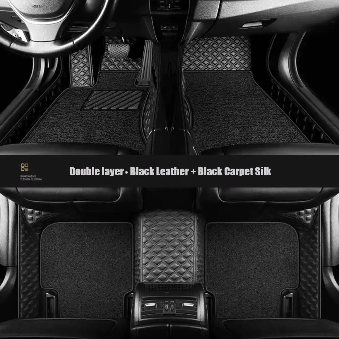 Double Layer Car Foot Mat Non-Slip Car Mats - China Black Sheets