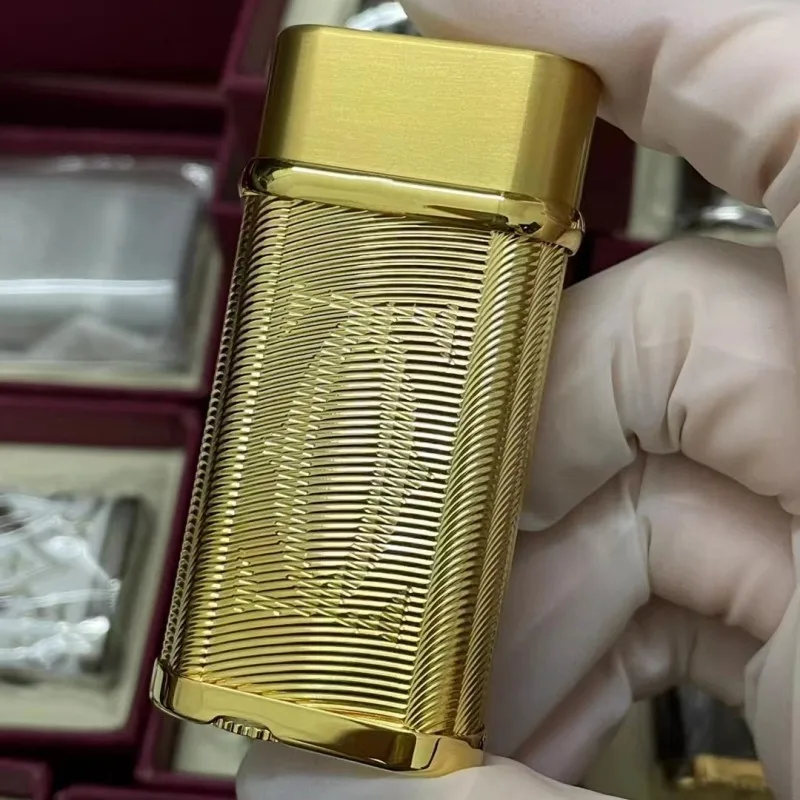 

New arrive Smoking Lighter C-artier 2023 Classic Luxury lighter gas lighter for gift Cigar with stones and box-AR-1