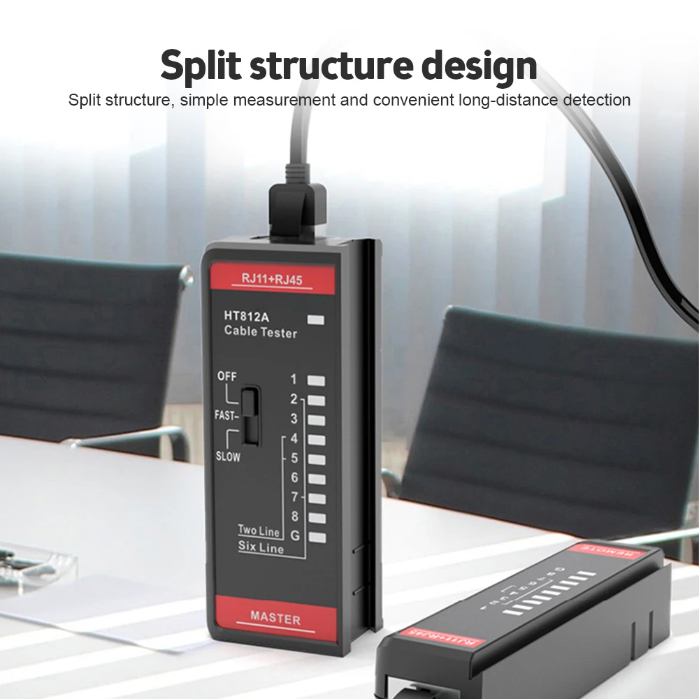 Cable Lan Tester Network Cable Tester RJ45 RJ11 RJ12 RJ14 UTP LAN Telephone & Network Line Finder Networking Tool