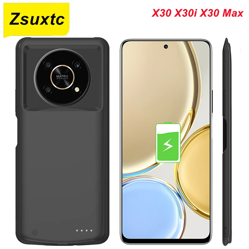 6800Mah Battery Charger Case For Honor X30 X30I X30 Max Power Case Power Bank Cover Smart For Honor X30 Battery Case