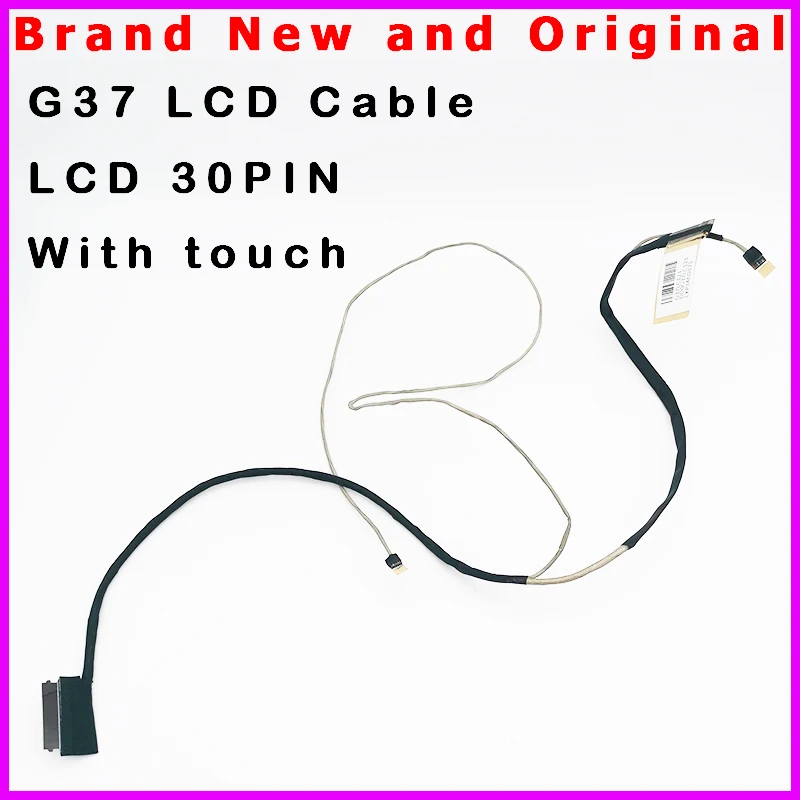 New Laptop LCD Cable For HP Omen 17-W 17-W223DX 17-W033DX 17-W023DX 2plus G37 LCD LVDS EDP Cable with touch 30pinDD0G37LC121
