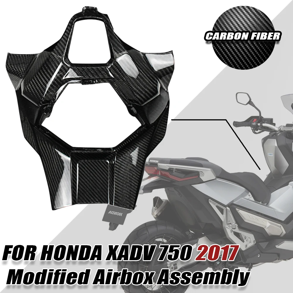 

Для Honda X-ADV 750 XADV 750 2017 2018 2019 3K полностью сухое углеродное волокно Airbox в сборе Обтекатели обтекатели для мотоцикла