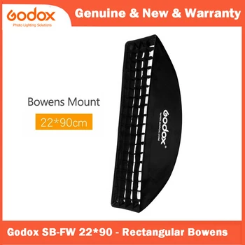 Godox 휴대용 직사각형 벌집 그리드 소프트 박스, 스튜디오 플래시용 보웬스 마운트, 22x90cm, 9 인치 x 35 인치