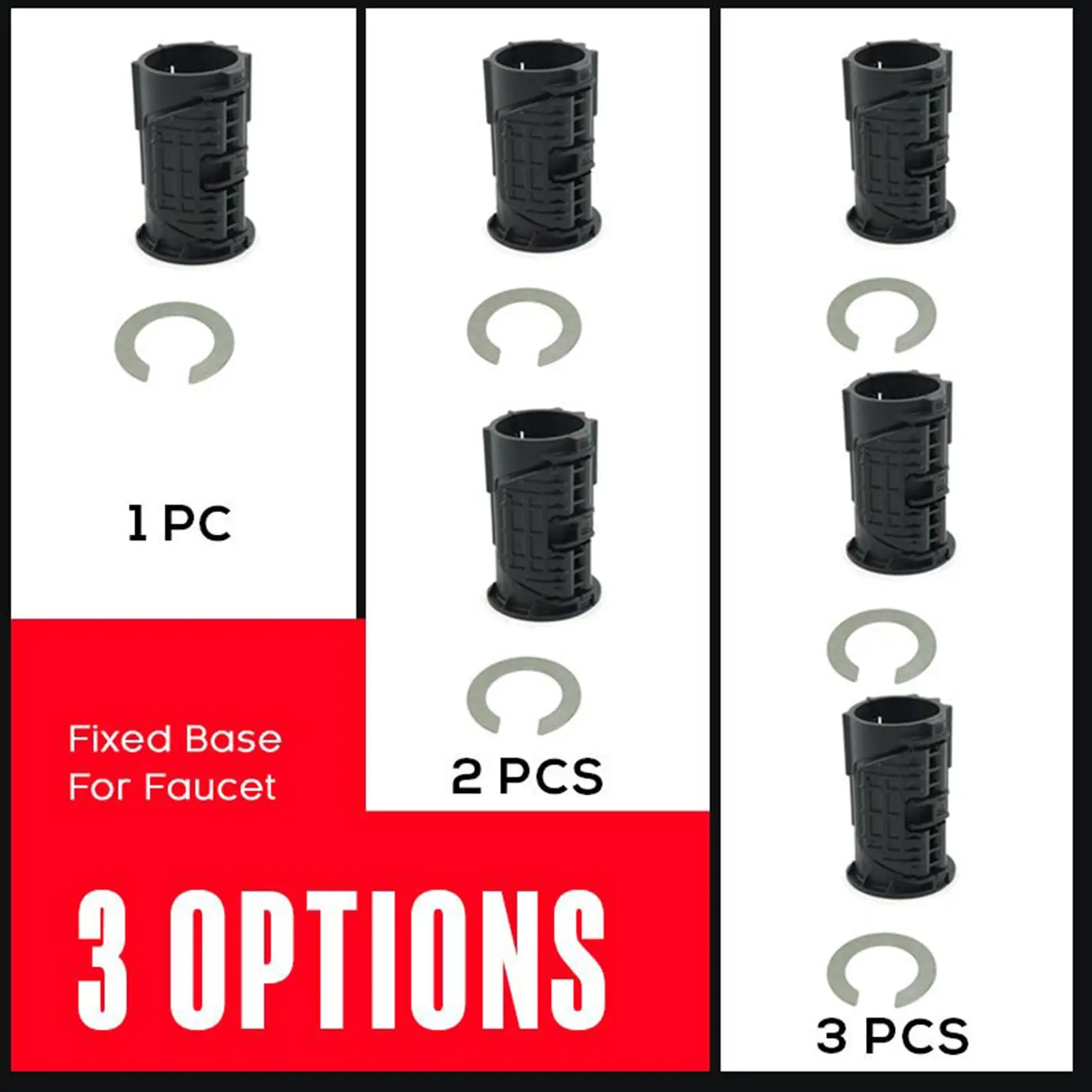 Fixed Base For Faucet Kitchen Sink Faucet Wash Basin Base Fixed Foot Nut Accessories Quick Install Repair Tool For 32mm Outer