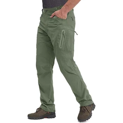 TACVASEN Men's Lightweight Quick-Dry Outdoor Casual Cargo Pants - CN 2XL (36) (Army Green)