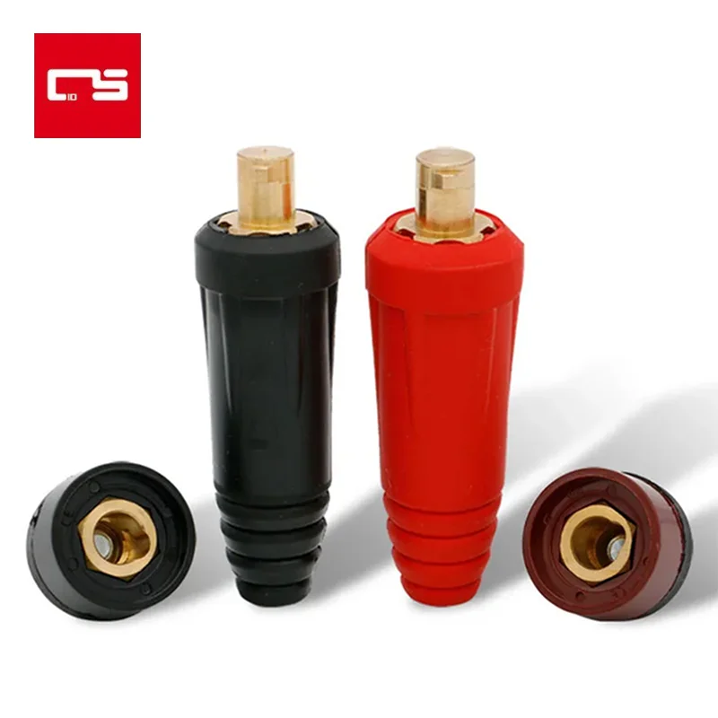 Welding Machine Quick Fitting TIG Welding Cable Panel Connector Socket Set 2pcs DKJ10-25 Quick Fitting Plug Connector