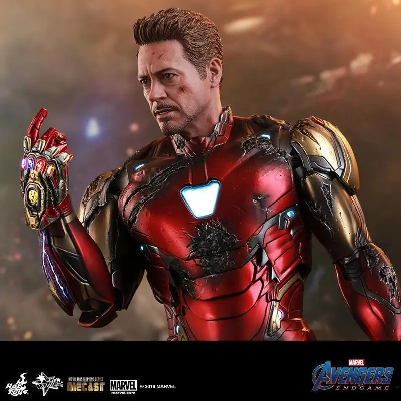

Hot Marvel Original Iron Man Mk85 The Avengers 4 Hot Toys Battle Damaged Edition In Stock Joints Movable Favorite Model Ornament