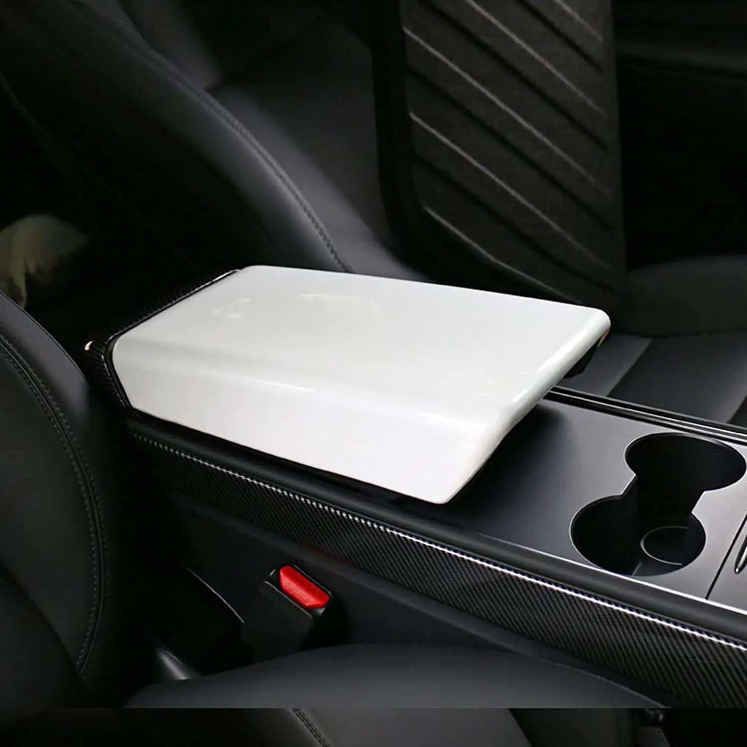 

High Brightness Automotive Interior Accessories Center Armrest Box Cover Fit For Tesla Model Y