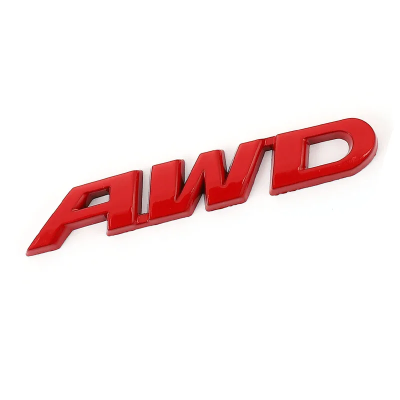 3D Metal AWD Logo Car Trunk Emblem & Fender Badge Decal Sticker